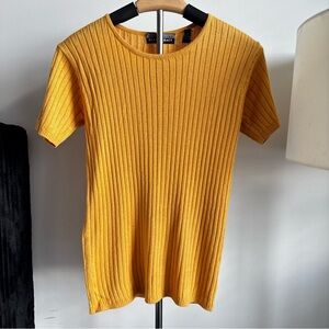 Linda Allard for Ellen Tracy Ribbed Knit Top – Petite